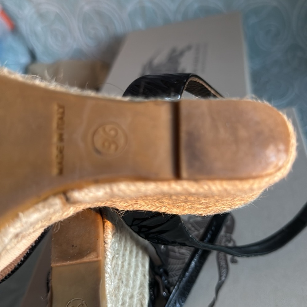 Burberry Black Criss Cross Espadrille - Picture 4 of 9